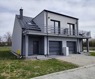 Nowoczesny bliźniak 123 m² z garażem w Jędrzejowie zapraszam dom Jędrzejów, Małogoska