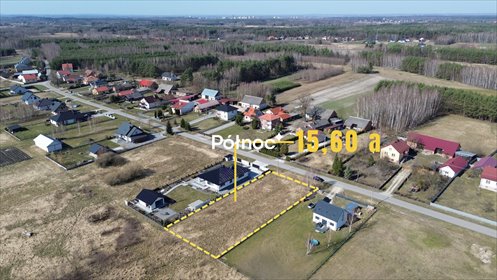 działka na sprzedaż 1560m2 działka Stale, Brzozowa