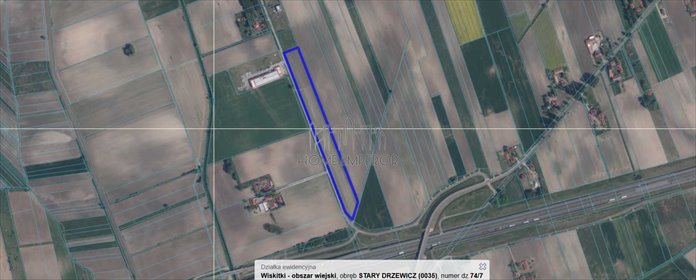 Działka usługowa 25 423 m² przy A2 - polecam działka Stary Drzewicz