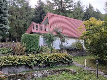 Działka z domkiem letniskowym, ogród, sauna, polecam dom Andrychów, Targanice