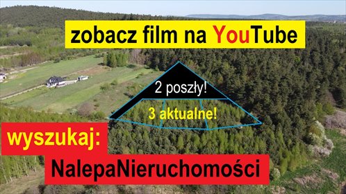 działka na sprzedaż 1109m2 działka Daleszyce