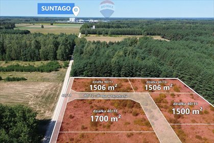 Polecam działkę 1700 m² pod zabudowę i usługi blisko Suntago działka Marków-Świnice
