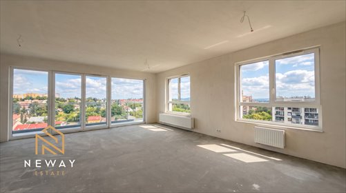 Nowoczesne 102 m² na ostatnim piętrze z panoramicznym widokiem mieszkanie Kraków, Podgórze Duchackie, Malborska