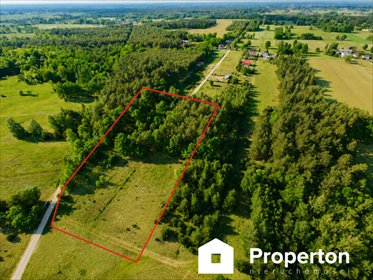 Działka z prywatnym lasem, 10 849 m², cisza i prywatność działka Stanisławów Pierwszy