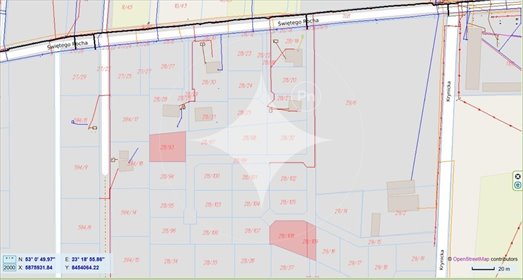 działka na sprzedaż 859m2 działka Zabłudów, św. Rocha