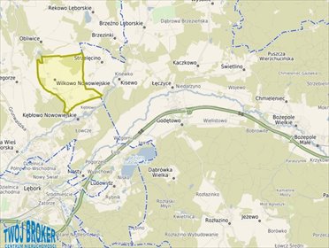Polecam działkę rolną z warunkami zabudowy w Wilkowie działka Wilkowo Nowowiejskie, Wilkowo Nowowiejskie