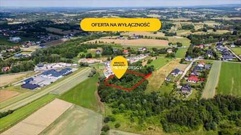 działka na sprzedaż 1200m2 działka Biskupice