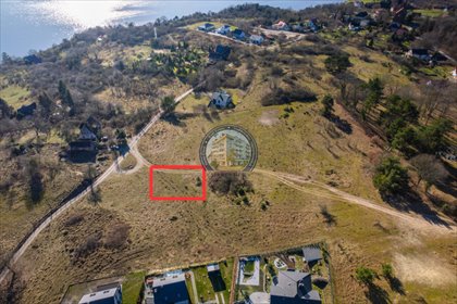 Działka z widokiem na Zalew Szczeciński i projektem domu działka Lubin