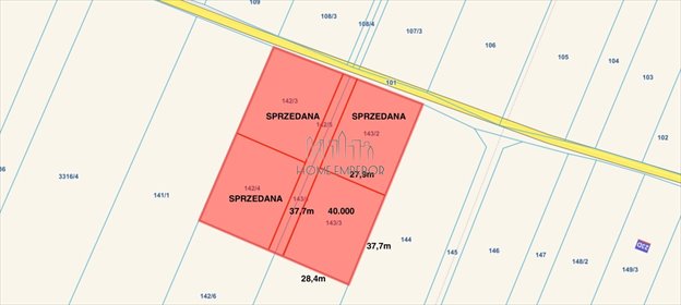 Na sprzedaż działka 1065 m² z warunkami zabudowy w Zalesiu działka Zalesie