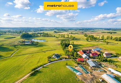 Działka 7974 m² z rzeczką i budynkami - polecam działka Lakiele