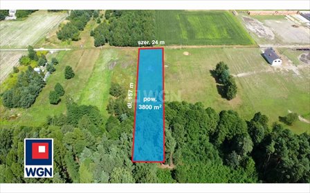 Działka 3800 m² w Kłobucku - polecam działka Kłobuck, Niwa-Skrzeszów, Klonowa