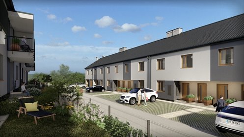 Sprzedam skrajną szeregówkę 112 m² z garażem w Rzeszowie dom Rzeszów, al. gen. Władysława Sikorskiego