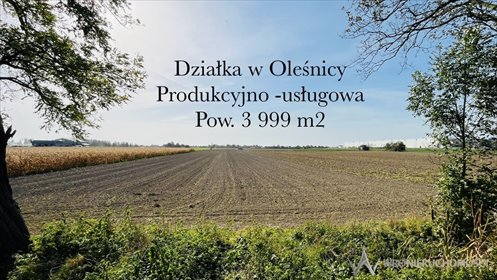 działka na sprzedaż 3999m2 działka Oleśnica