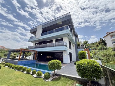 Luksusowa willa z widokiem na morze, basen i sauna dom Alanya, Kargıcak, Alanya, Antalya