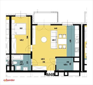 mieszkanie na sprzedaż 57m2 mieszkanie Chorzów, Wycieczkowa