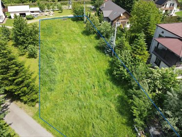 działka na sprzedaż 1121m2 działka Rymanów, Kolejowa