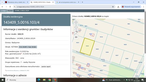 działka na sprzedaż 2101m2 działka Radzymin, Radzymin, Polnych Kwiatów