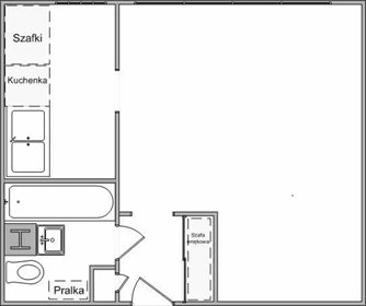 Na sprzedaż jasna kawalerka 29 m² z komórką na Bródnie mieszkanie Warszawa, Bródno, Wysockiego
