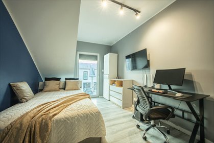 Nowoczesny dom 125,59 m² z tarasem i balkonami dom Zgierz, Karpacka