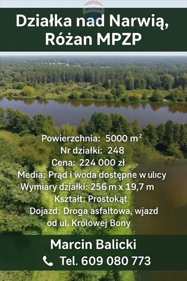 działka na sprzedaż 5000m2 działka Paulinowo, Królowej Bony