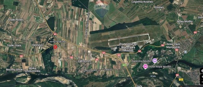 działka na sprzedaż 6505m2 działka Zakroczym, Ostrzykowizna