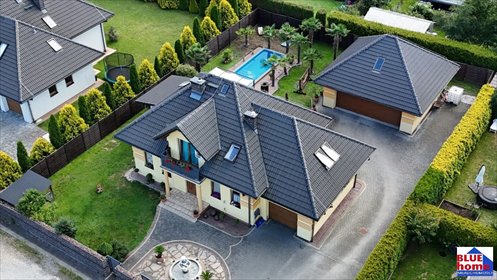 Luksusowy dom z basenem i ogrodem w Strumieniu dom Strumień