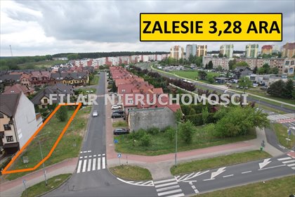 Działka pod szeregówkę z pełnymi mediami w Lubinie działka Lubin, Zalesie