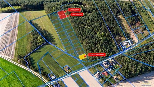 Działki budowlane w zielonej okolicy, blisko miasta działka Nowe Tłoki