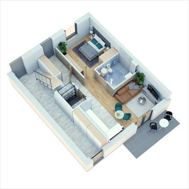 mieszkanie na sprzedaż 48m2 mieszkanie Barczewo, Barczewo, Chabrowa