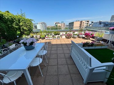 Luksusowy apartament 117 m² z tarasem i panoramicznym widokiem polecam mieszkanie Warszawa, Śródmieście, Bagno