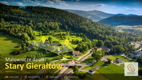 Do sprzedania widokowe działki w Starym Gierałtowie działka Stary Gierałtów