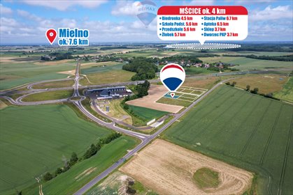 działka na sprzedaż 1000m2 działka Dobre