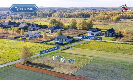 działka na sprzedaż 1102m2 działka Klepaczka, Słoneczna