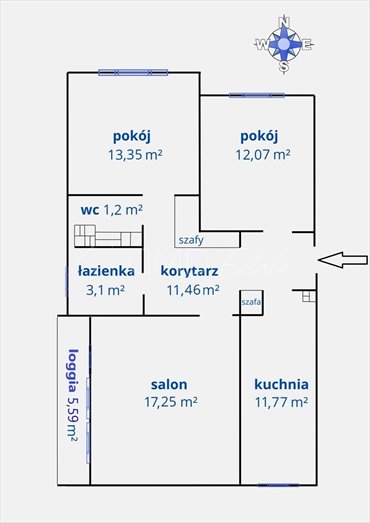 mieszkanie na sprzedaż 70m2 mieszkanie Warszawa, Ursynów, Kopcińskiego