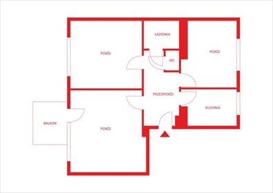 Polecam przestronne 3-pokojowe mieszkanie 61 m² na Mokotowie mieszkanie Warszawa, Mokotów, Batuty