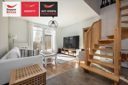Przestronne dwupoziomowe mieszkanie 74,86 m² z balkonem i komórką mieszkanie Gdańsk, Osowa, Międzygwiezdna