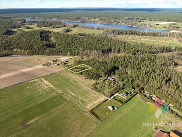 Do sprzedania działka 2143 m² pod dom na Mazurach działka Świętajno, Grunwaldzka