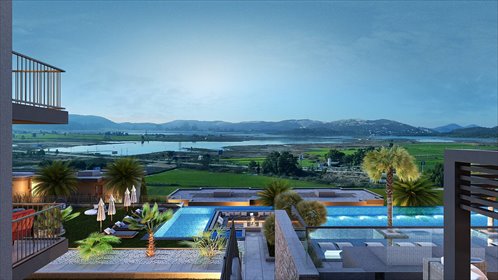 Widok na morze, basen i sauna – apartament w Bodrum mieszkanie Bodrum, Dörttepe, Milas, Muğla