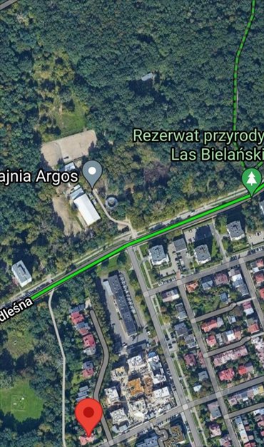 działka na sprzedaż 1072m2 działka Warszawa, Bielany, Marymont