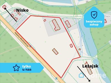Teren inwestycyjny 3.44 ha przy DK77 - Rudnik nad Sanem działka Rudnik nad Sanem, Adama Mickiewicza
