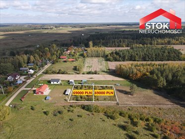 Działki budowlane w Kaczałach - spokój i natura. działka Kaczały