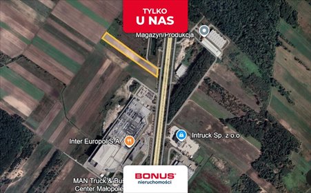 działka na sprzedaż 12169m2 działka Małopole, Warszawska