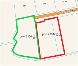 działka na sprzedaż 2050m2 działka Chyby
