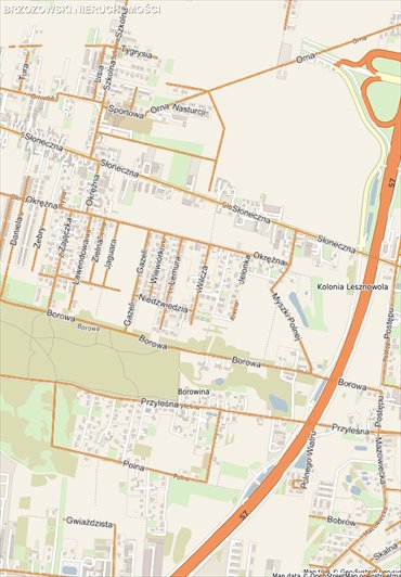 działka na sprzedaż 2040m2 działka Lesznowola