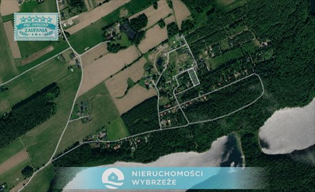 Działka letniskowa 1002 m2 w sercu Kaszub, blisko jeziora działka Grabówko