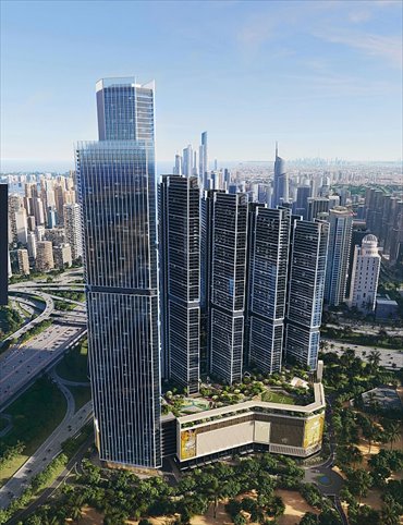 Nowoczesne 46 m² z panoramicznym widokiem przy Sheikh Zayed Road mieszkanie Jumeirah Lake Towers, Jumeirah Lake Towers, Jumeirah Lake Towers, Dubaj