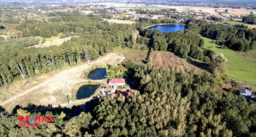 Inwestycyjny dom z 2 budynkami i stawami, 3,75 ha dom Łęgnowo, Plątnowska