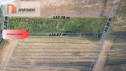 Działka rolna 3133 m² w Dragaczu, dojazd asfaltowy - polecam! działka Dragacz