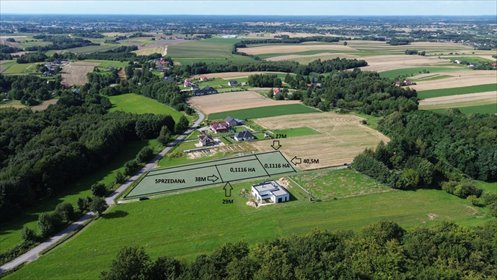 Działka budowlana 1116 m² z mediami w Sielec-Podlasek działka Sielec