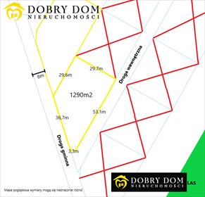 działka na sprzedaż 1290m2 działka Koźliki